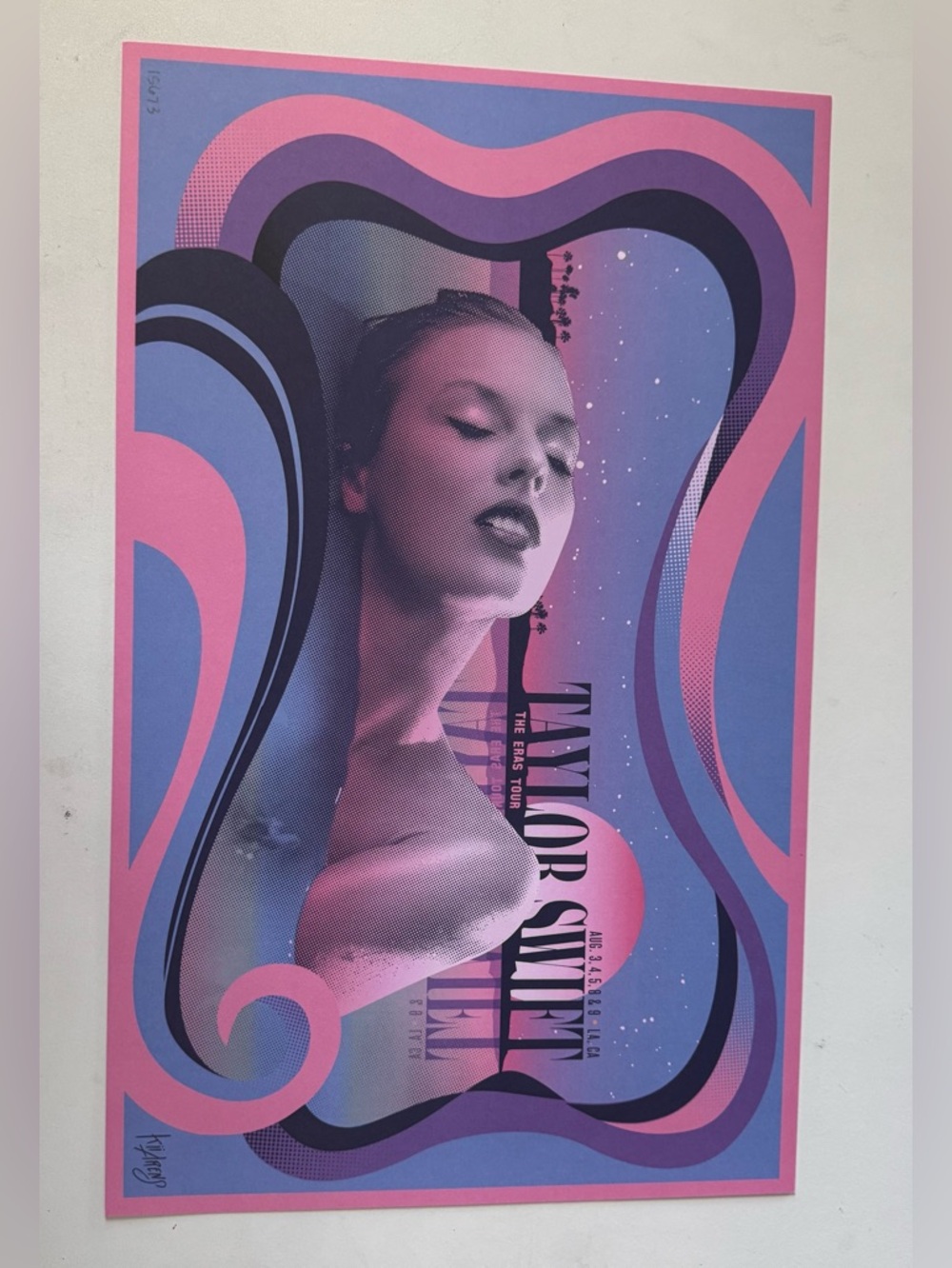 Eras Tour VIP Box and Posters (including LA, CA poster)